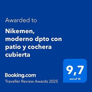Edificio Nikemen, moderno dpto con patio y cochera cubierta